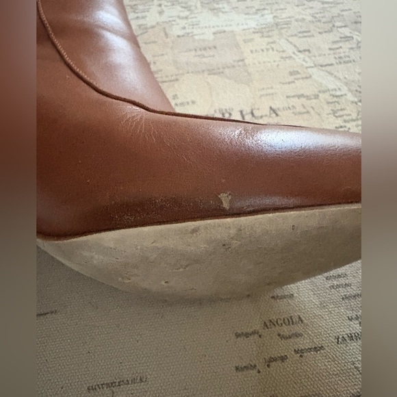 Jeffrey Campbell Bentlee Boot in Brown Calf Leather Size 9.5 Mid Ankle - Picture 7 of 15